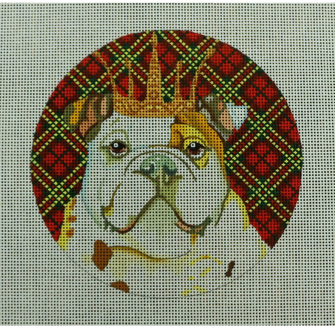 King Bulldog Ornament