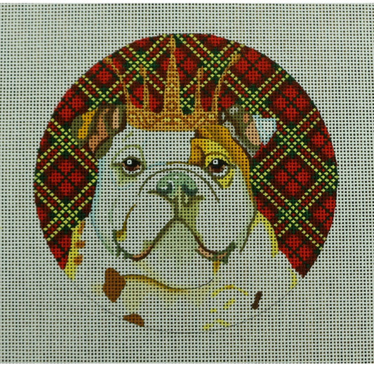 King Bulldog Ornament