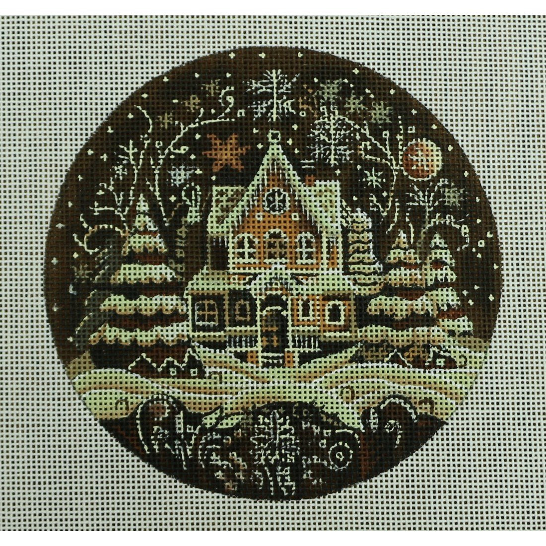 Christmas Village in Brown