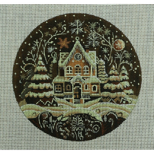 Christmas Village in Brown