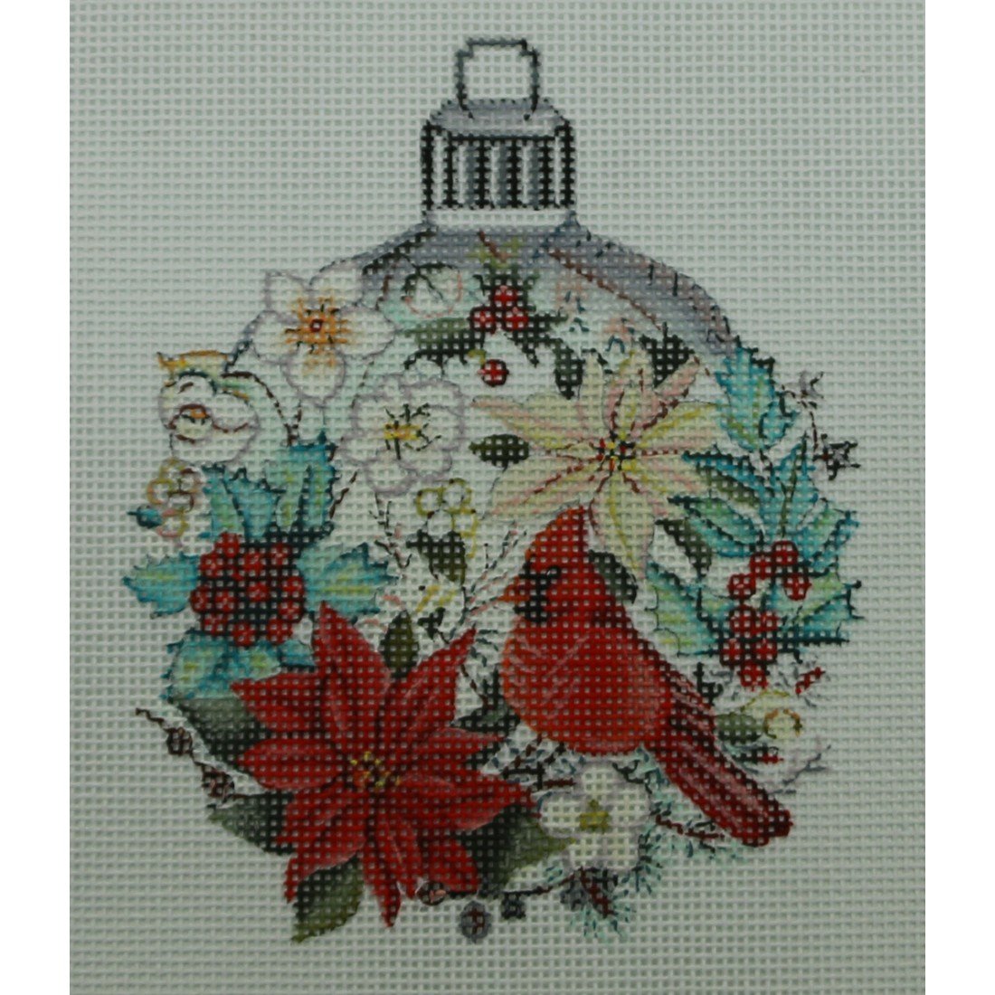 Cardinal & Poinsettia