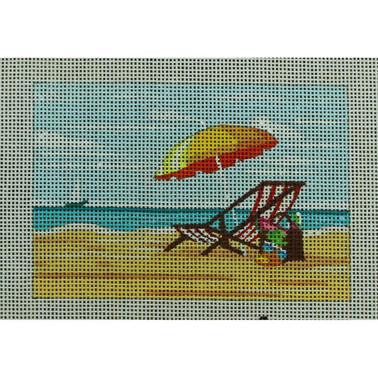 Beach and Umbrella