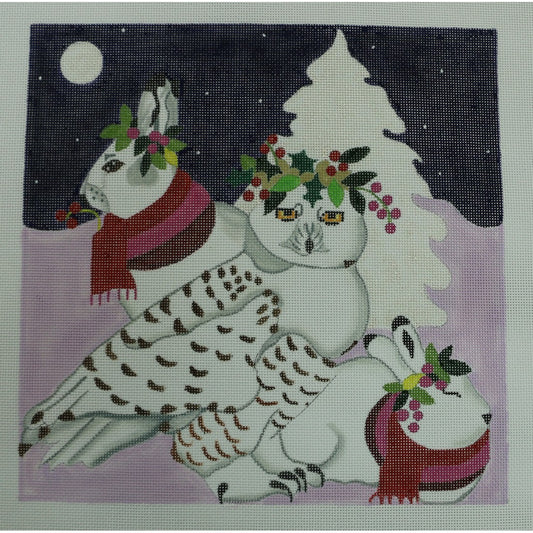 Arctic Owl & Hare