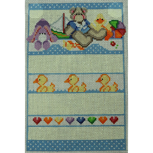 Bear and Ducks Birth Sampler