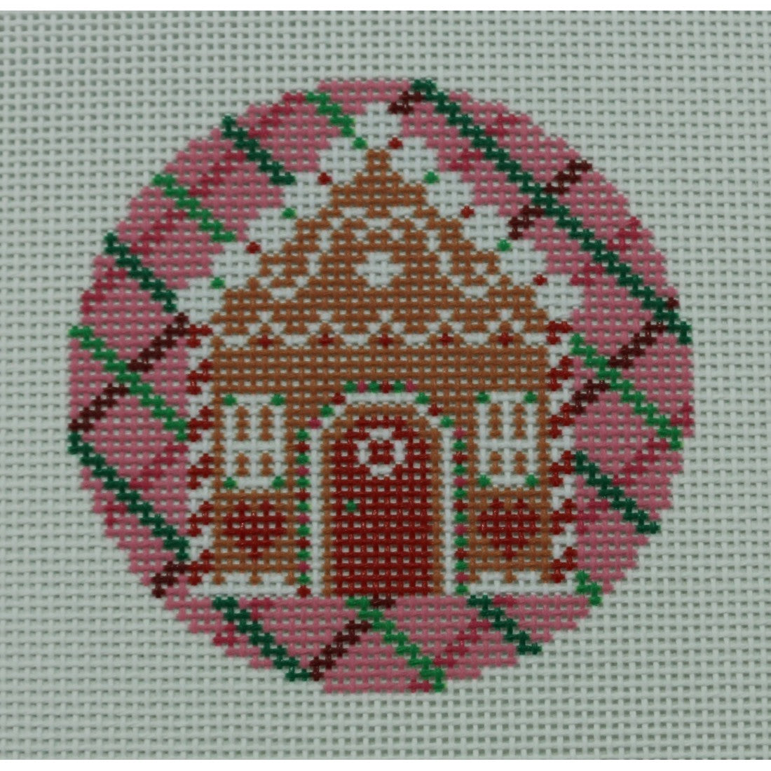Gingerbread House on Pink