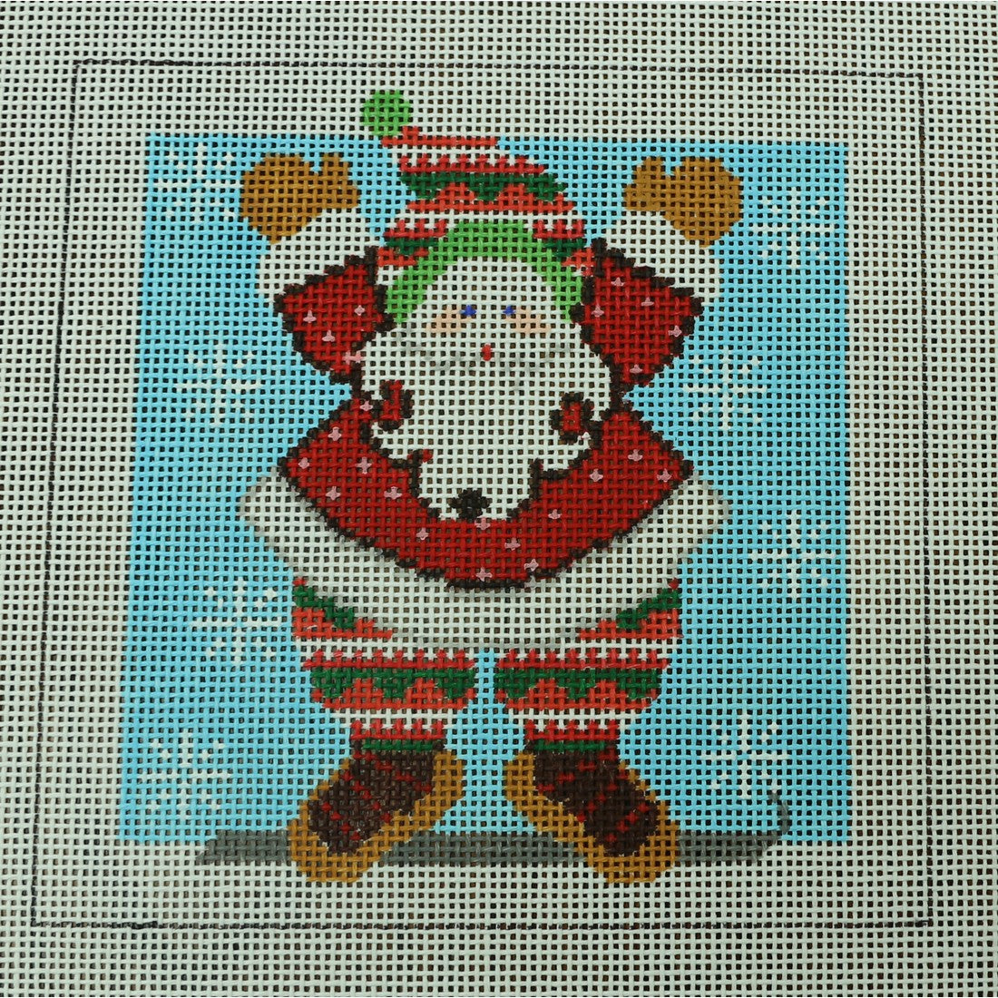 Snowboard Santa