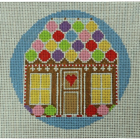 Gingerbread House Round