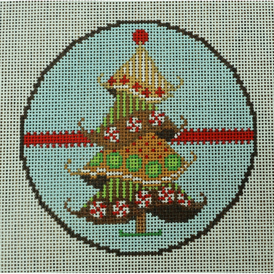 Peppermint Tree Round