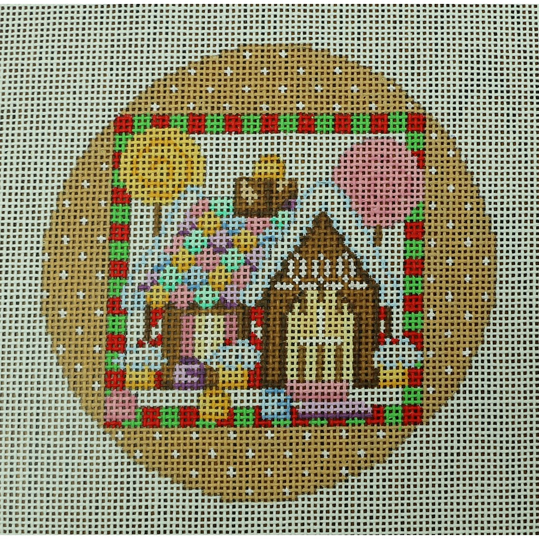 Gingerbread House w/ Border