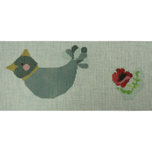 Blue Bird with Poppy