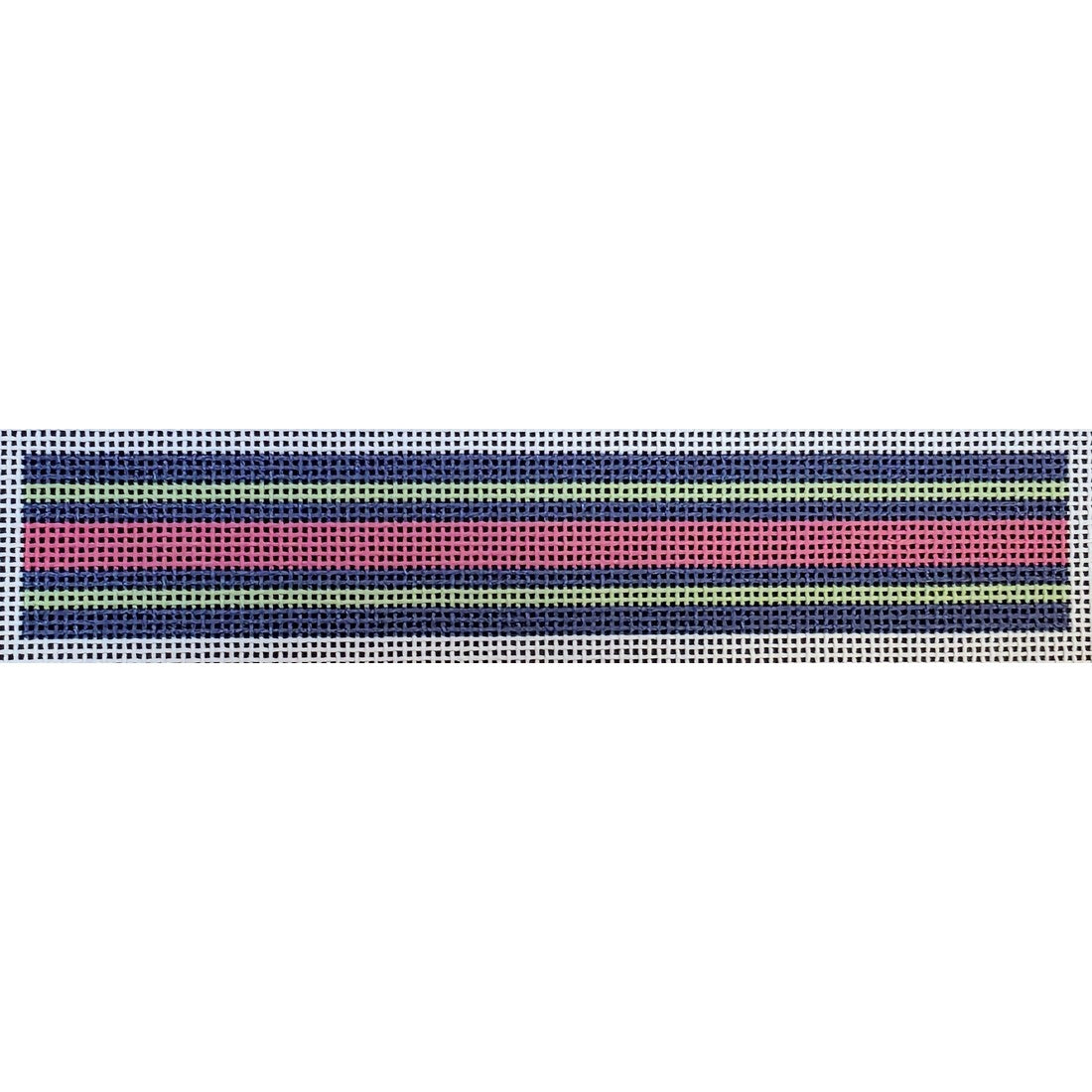 Pink Stripe Key Fob