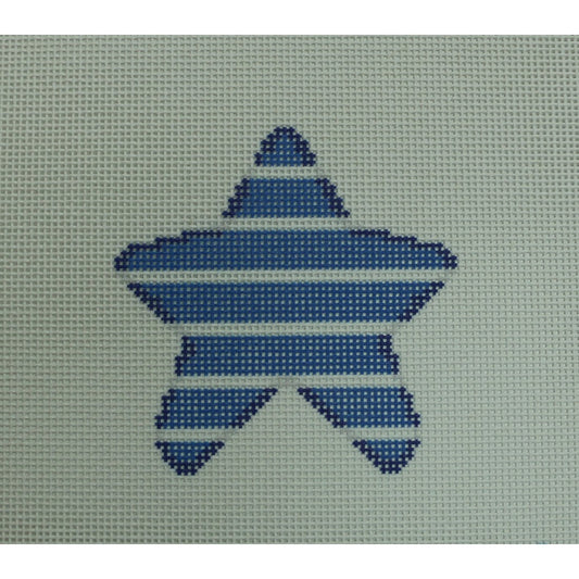 Blue Horizontal Star