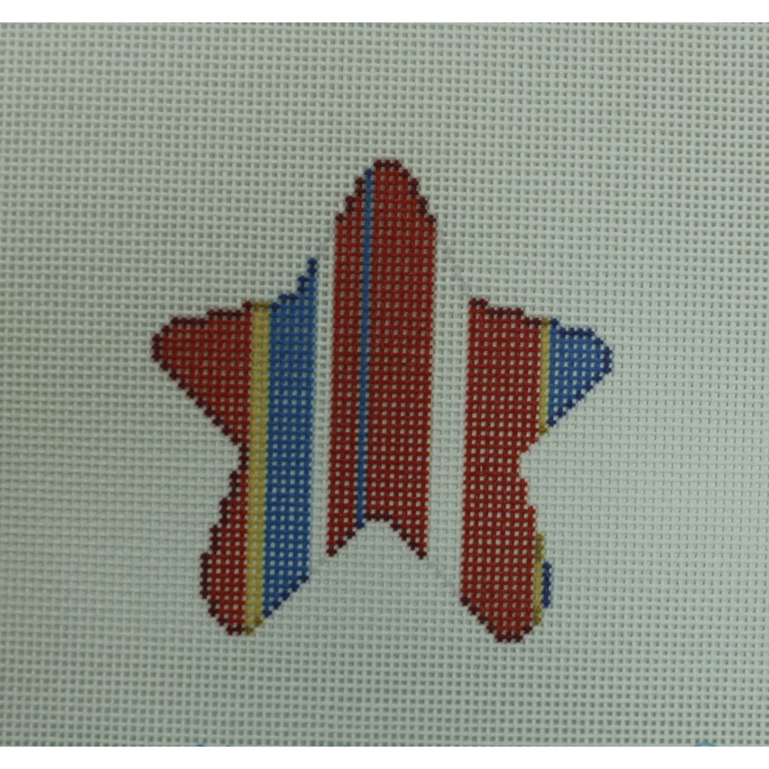 Patriotic Vertical Stripe Star