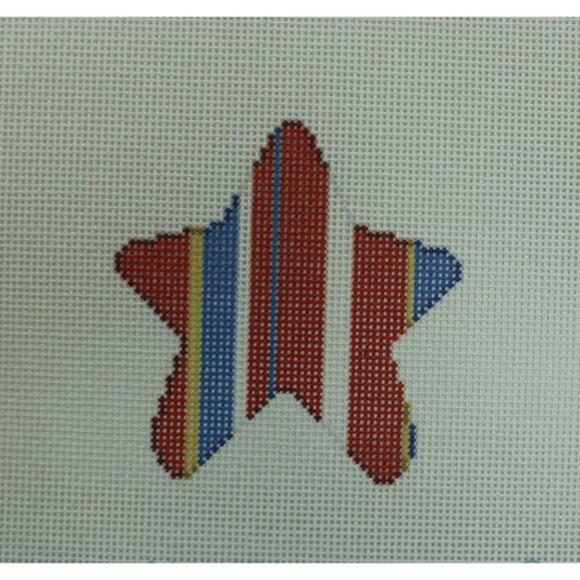 Patriotic Vertical Stripe Star