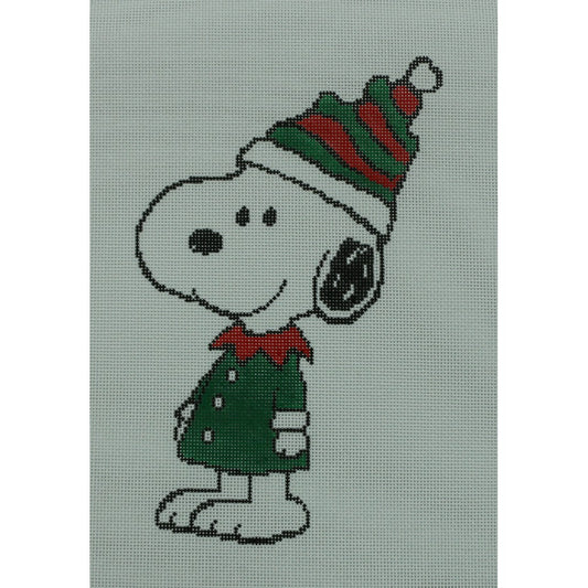Snoopy in Elf Costume