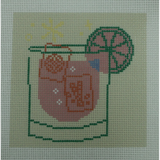 Beige Mahjong Cocktail Coaster