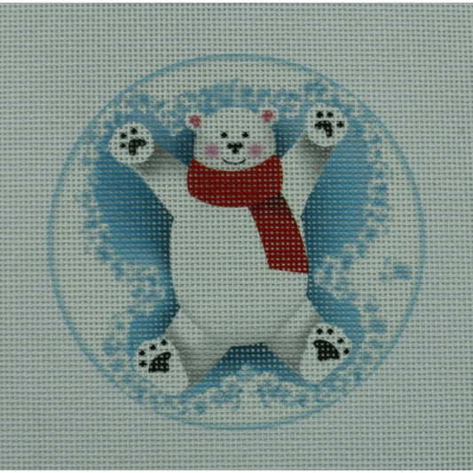 Polar Bear Snow Angel