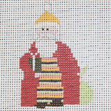 Narrow Horizontal Stripe Santa