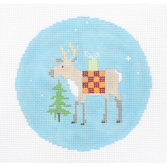 Reindeer, Checkered Blanket