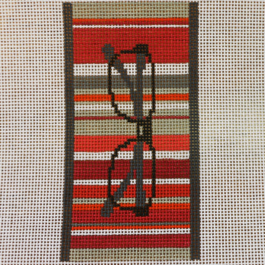 Glasses w/ Stripes Eyeglass Case