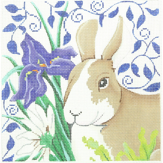 Bunny in Flowers