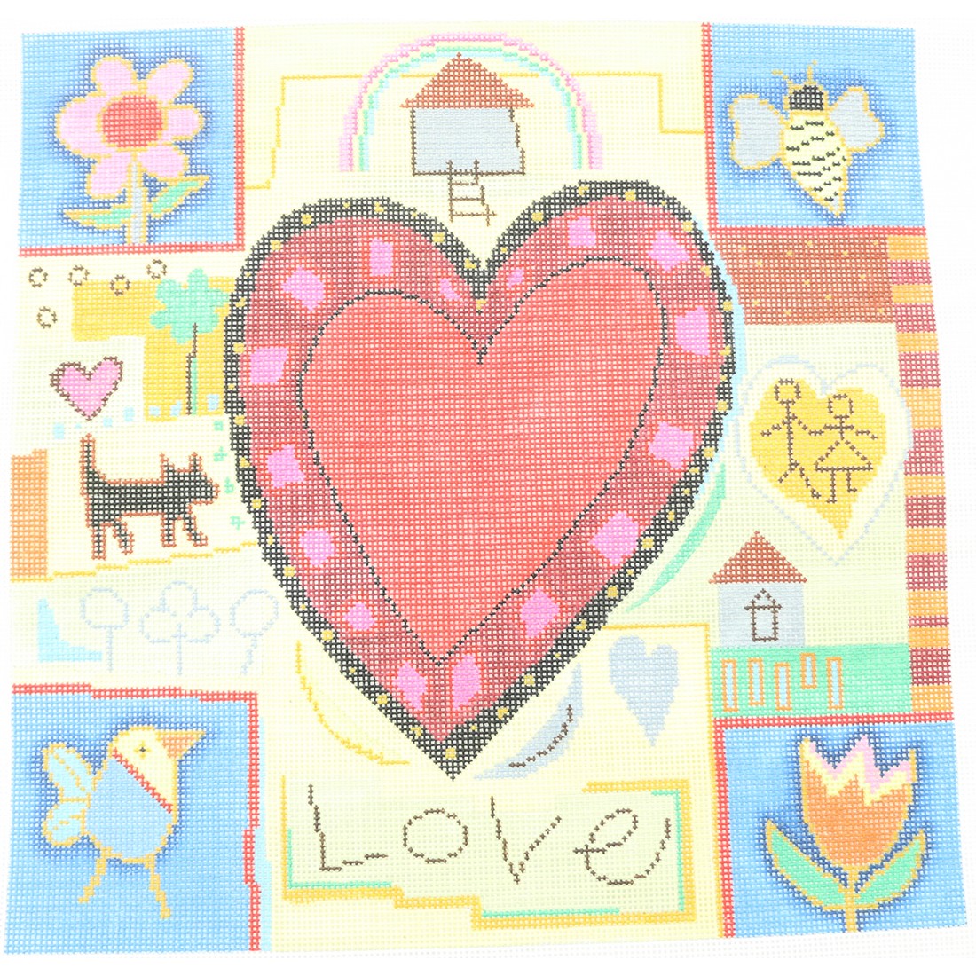 Heart/Love Patchwork