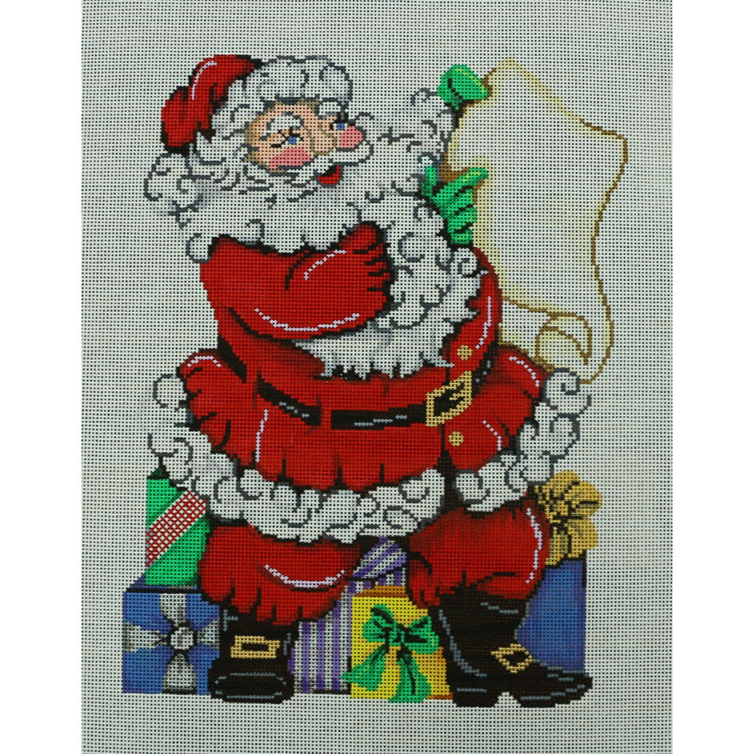 Standing Santa with List