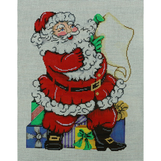 Standing Santa with List