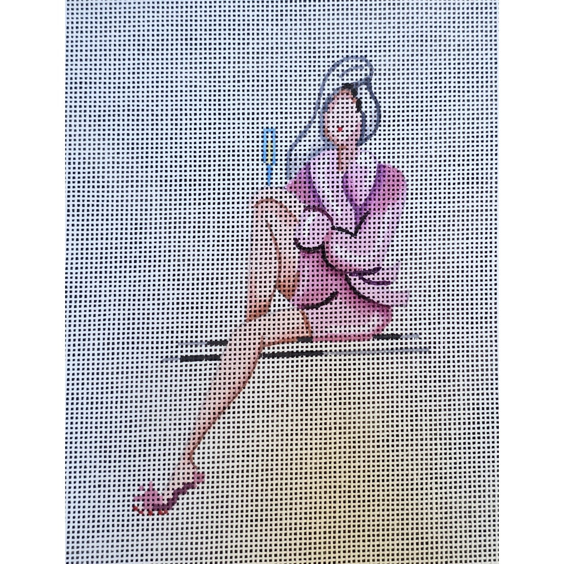 Lady with Champagne