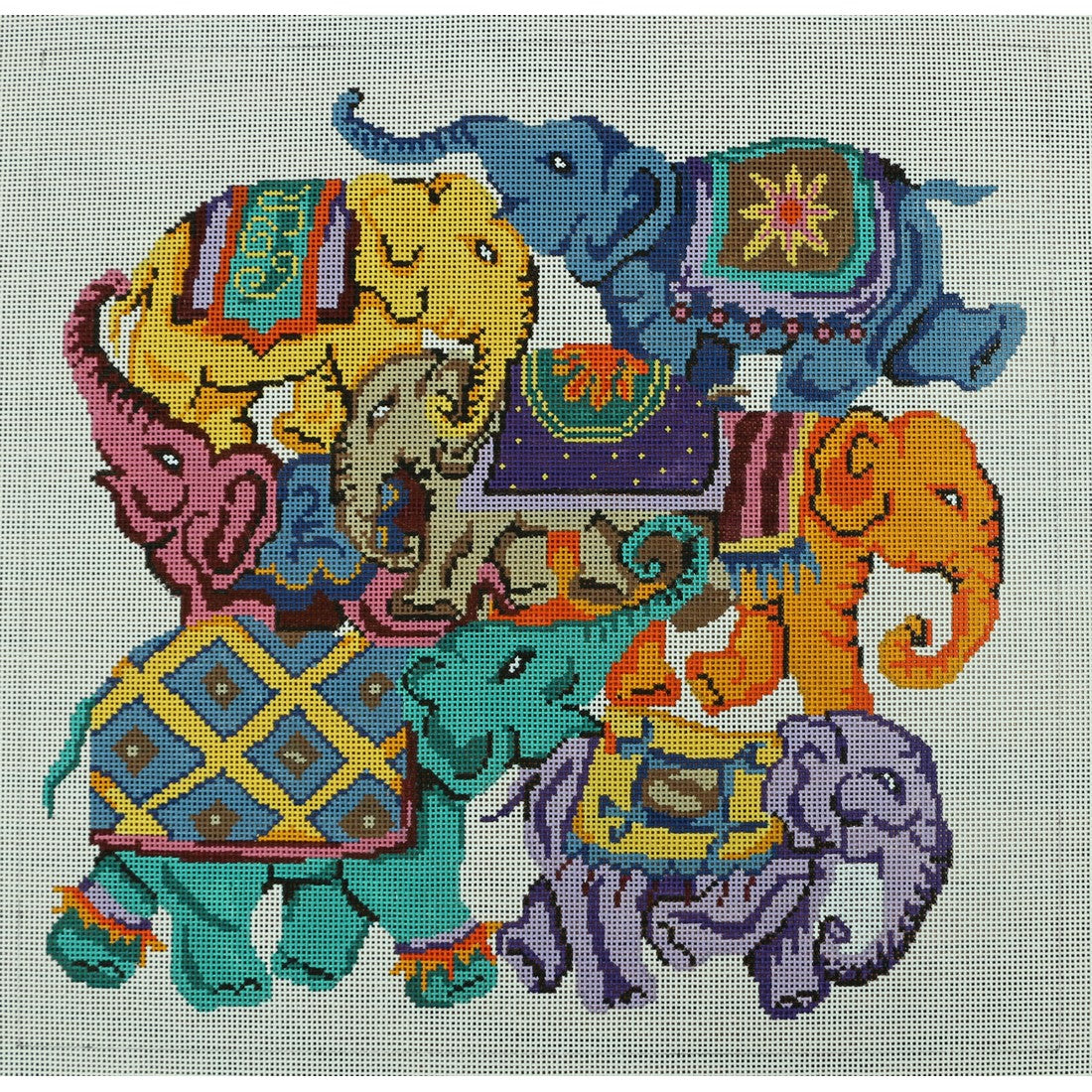 Colorful Elephants