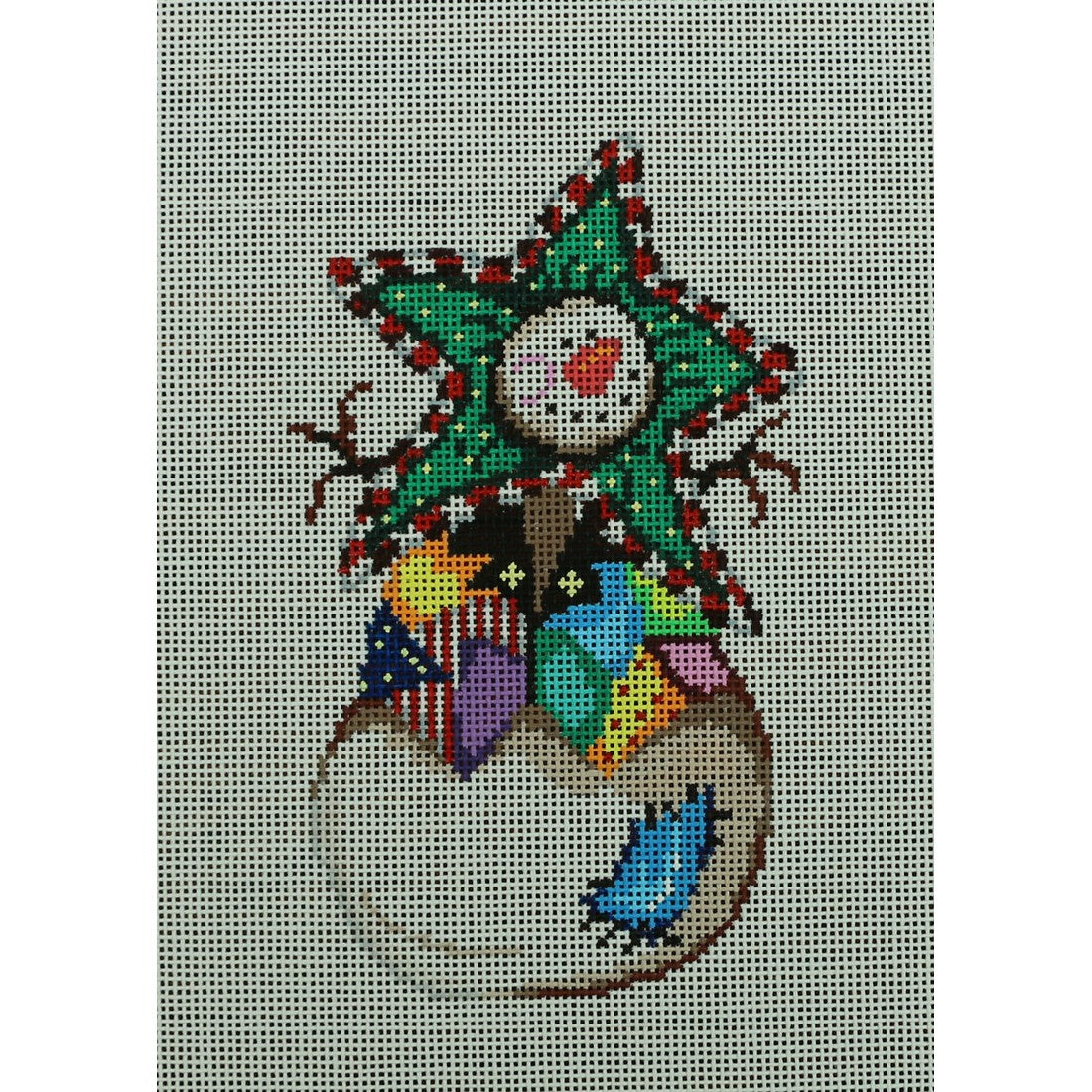 Snowman, Patchwork Vest