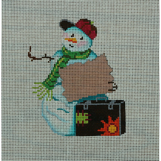 Hitch-Hiking Snowman
