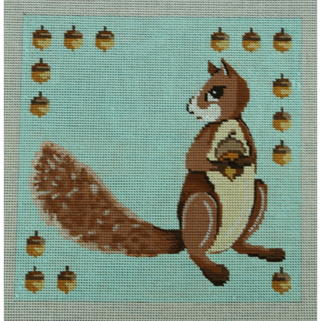 Squirrel, Nut Border