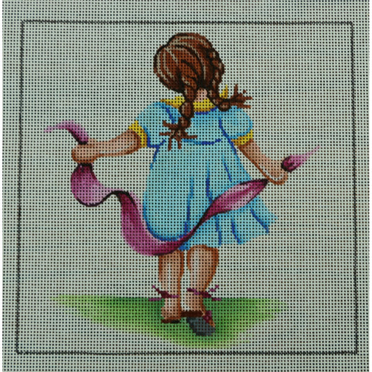 Little Girl Walking Away