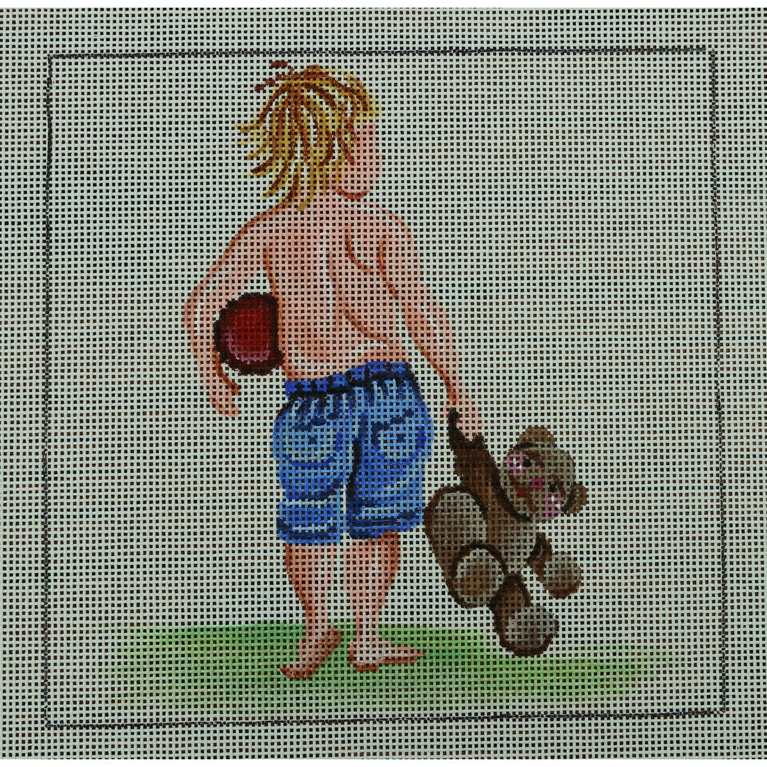 Little Boy Walking Away