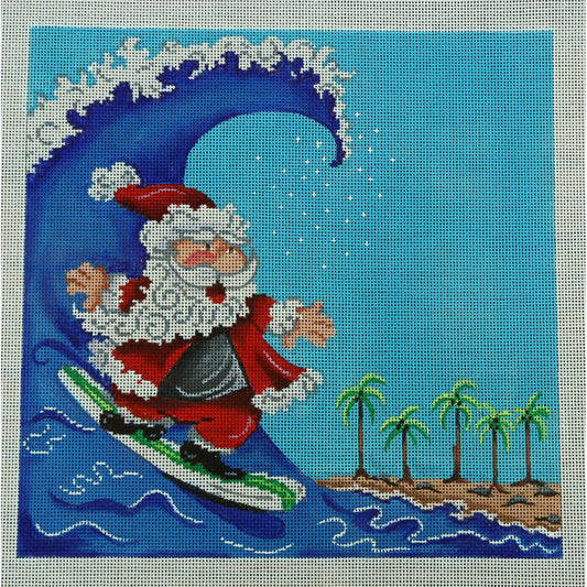 Surfer Santa