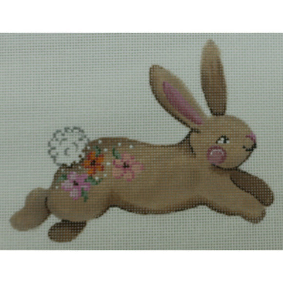 Brown Bunny w/ Flowers