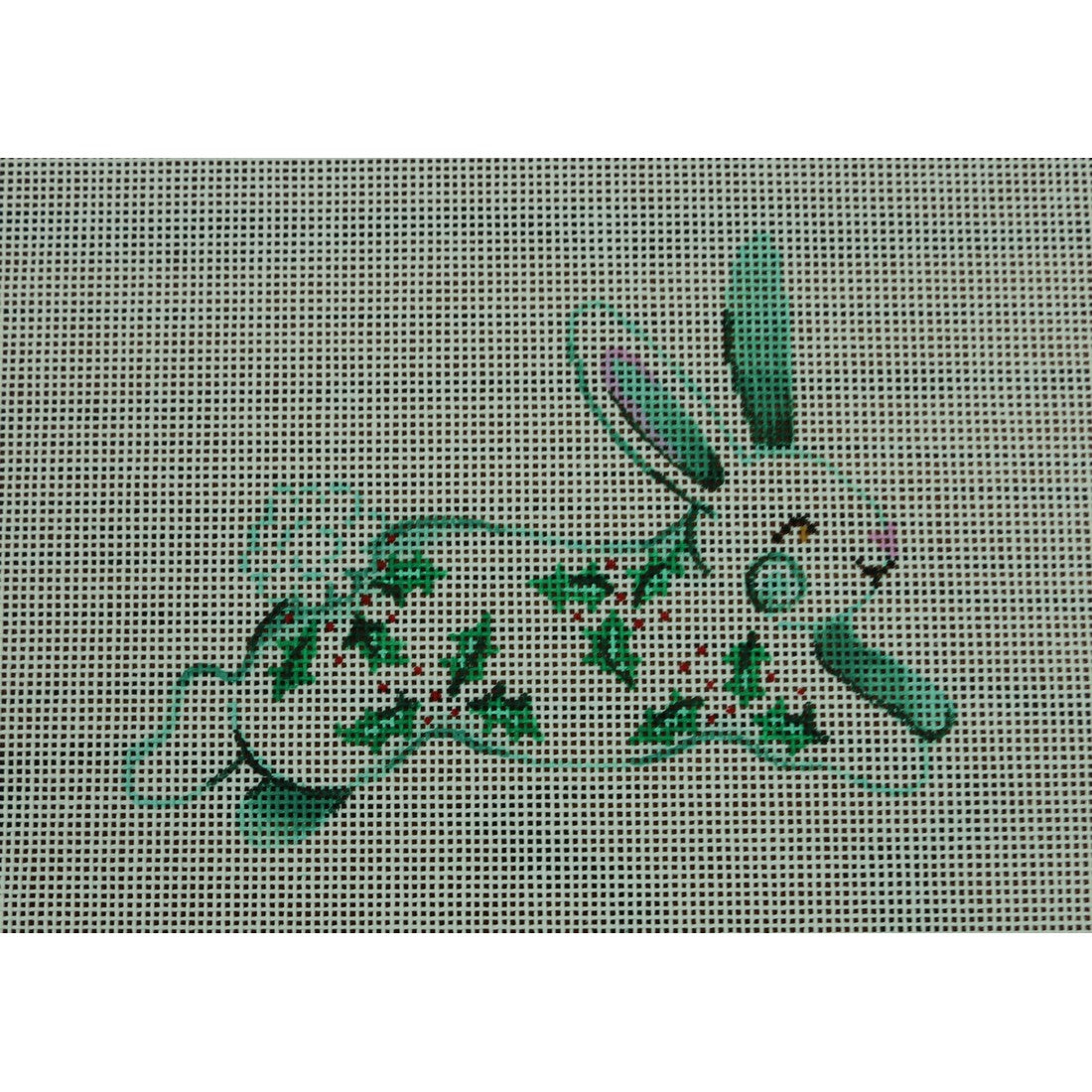 Running Bunny, White with Holly