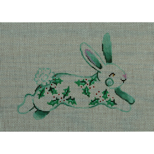 Running Bunny, White with Holly