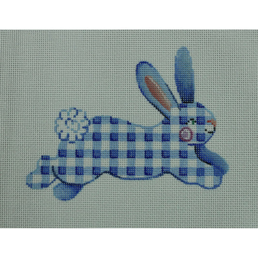 Blue Gingham Bunny