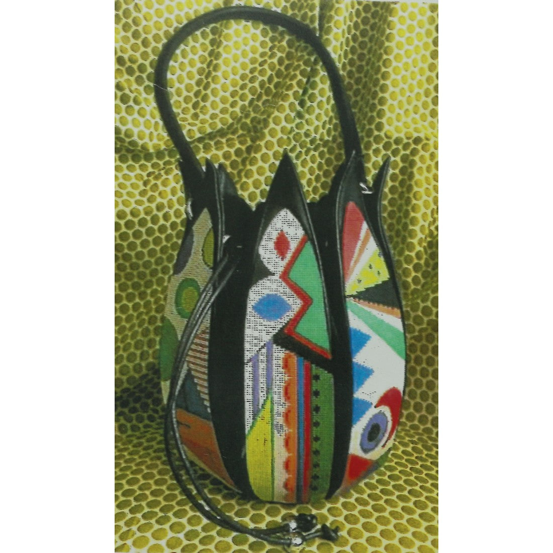 Floral on White Tulip Purse
