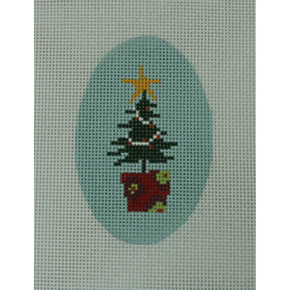 Oval Tree Ornament A