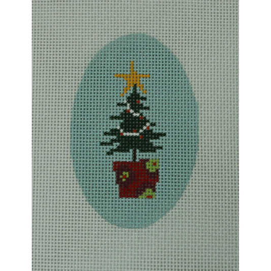 Oval Tree Ornament A