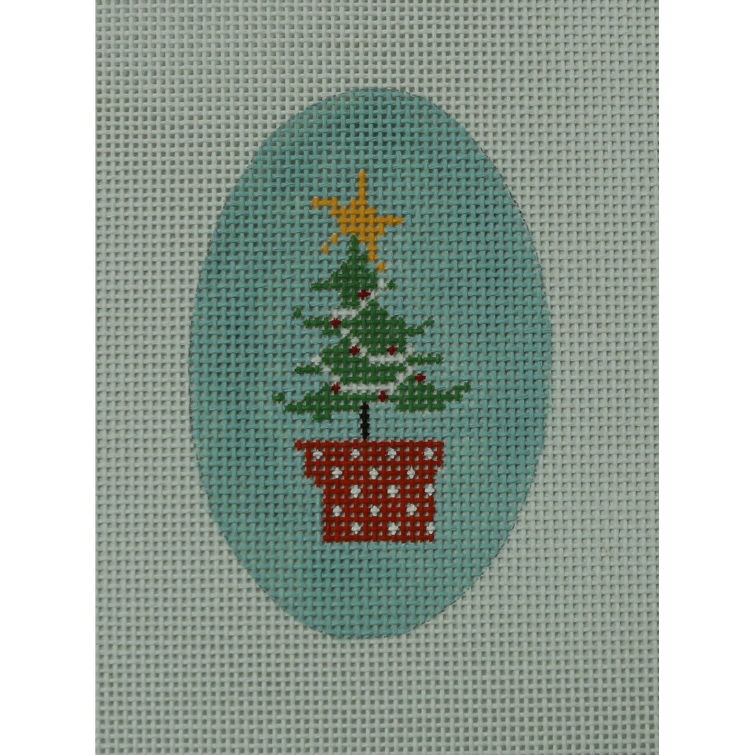 Oval Tree Ornament B