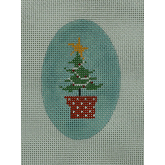 Oval Tree Ornament B