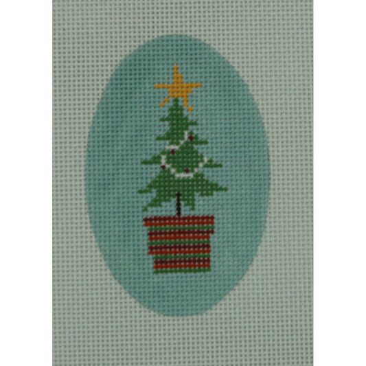 Oval Tree Ornament D
