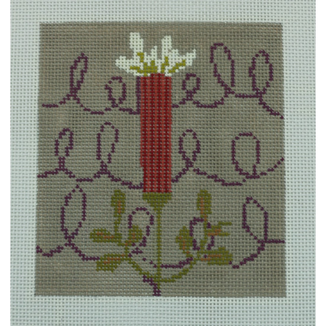 Flower 2 on Taupe