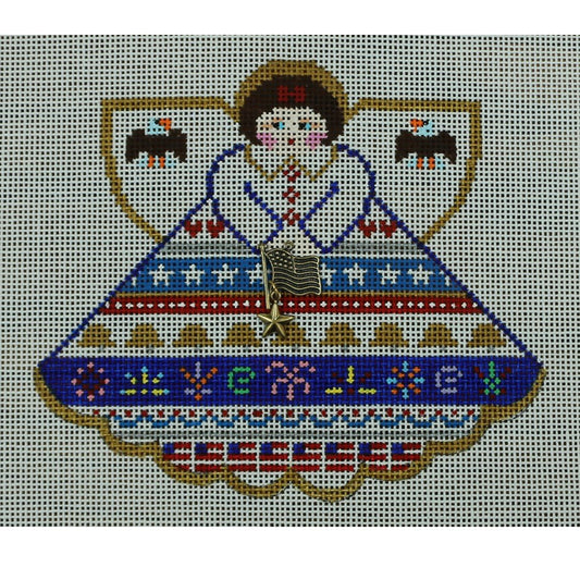 Patriotic Stripe Angel