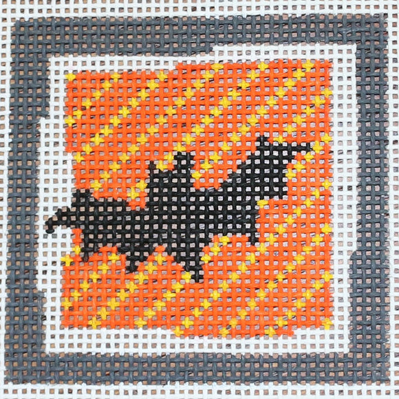 Bat Orange Stripe