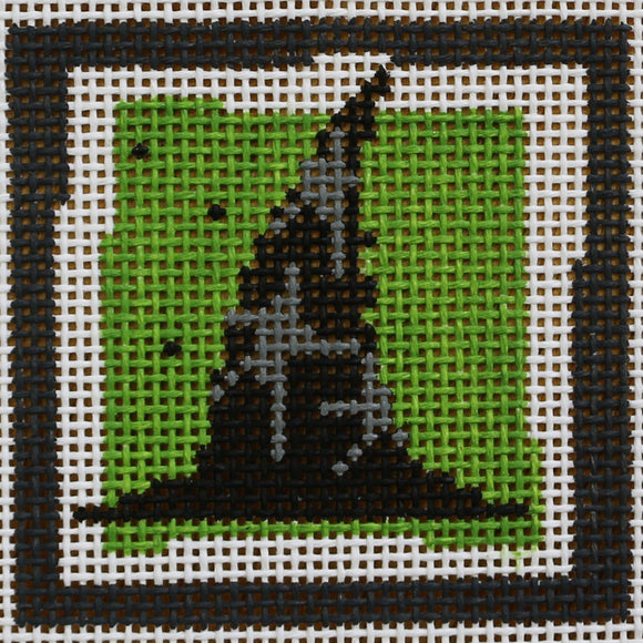 Witch Hat on Green
